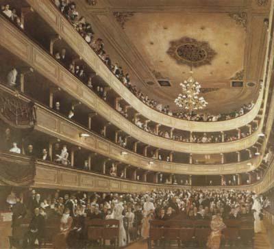 Gustav Klimt Auditorium of the old Burgtheater (mk20) oil painting picture